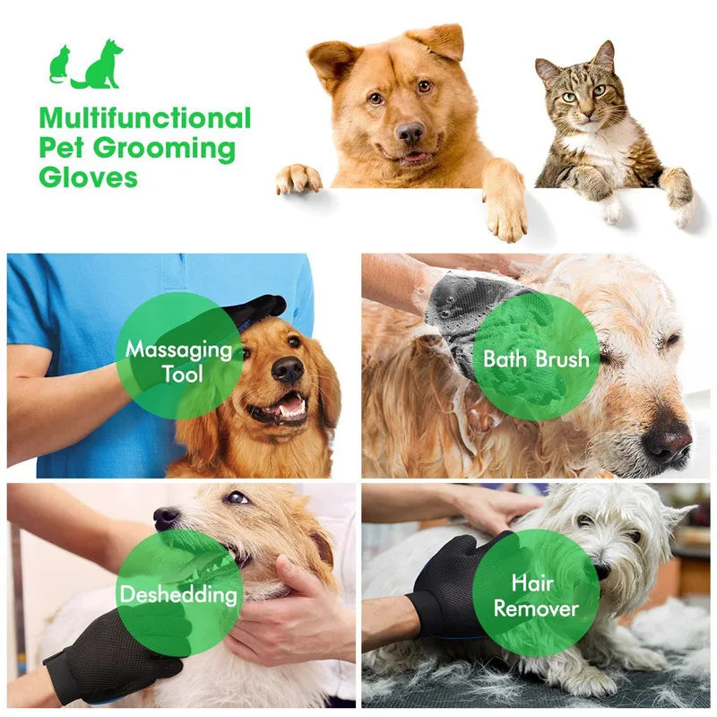 PetCare Glove: Luva de Silicone para Massagem e Escovação