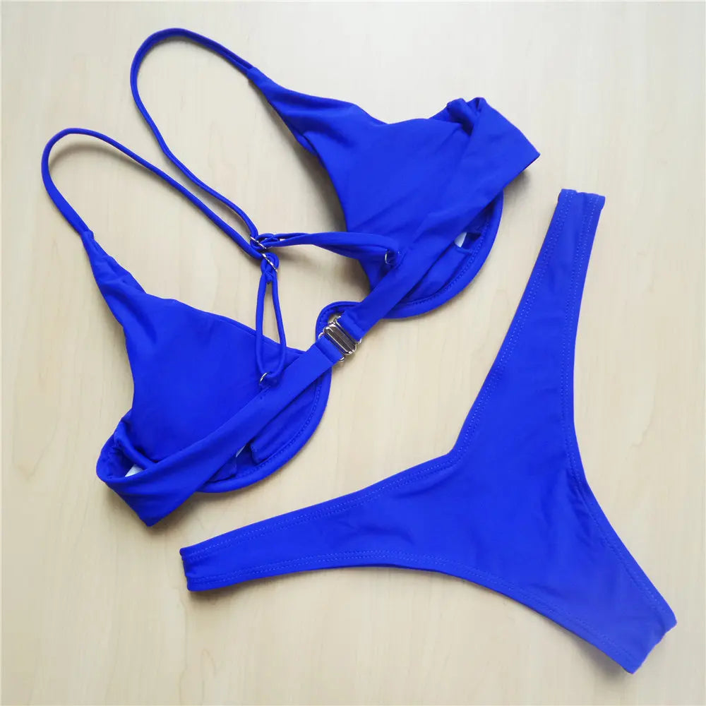 Vibe Swim: Conjunto de Biquíni Feminino em Forma de V