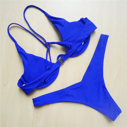 Vibe Swim: Conjunto de Biquíni Feminino em Forma de V