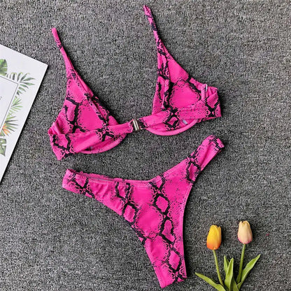 Vibe Swim: Conjunto de Biquíni Feminino em Forma de V