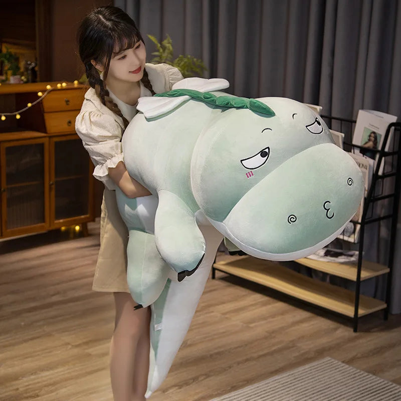 DinoDream: Pelúcia Gigante Kawaii de Dinossauro