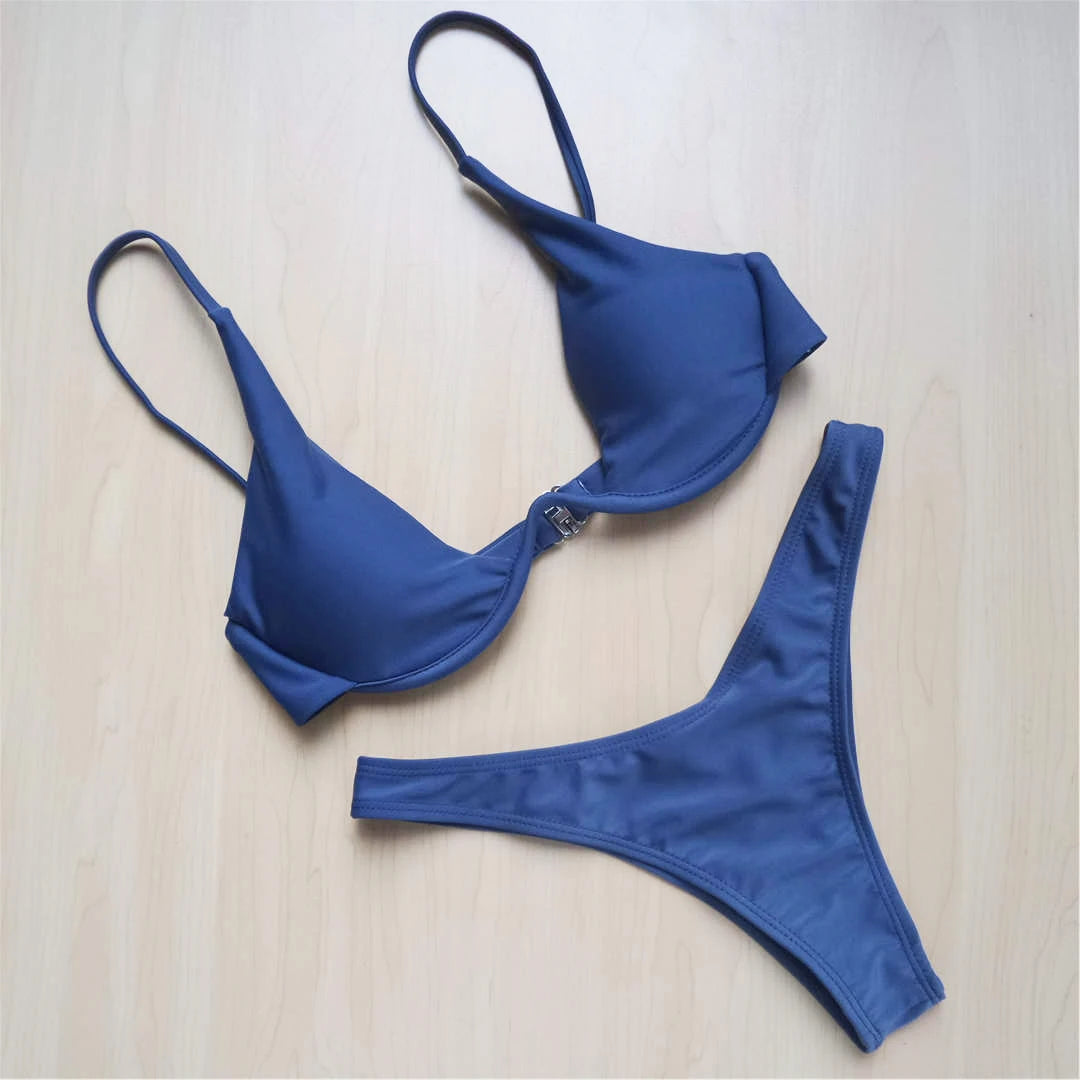 Vibe Swim: Conjunto de Biquíni Feminino em Forma de V