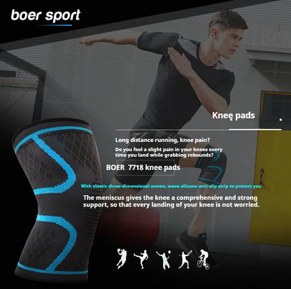 KneeGuard Pro: Joelheiras Esportivas Antiderrapantes